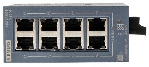 Siemens Indus.Sector scalance xb008 6 gk5008  0ba00  1 AB2 IE Switch scalance łącza sieciowe 4019169853934 6GK5008-0BA00-1AB2