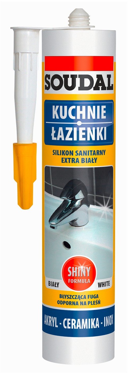 Soudal Silikon sanitarny Extra biały 280 ml