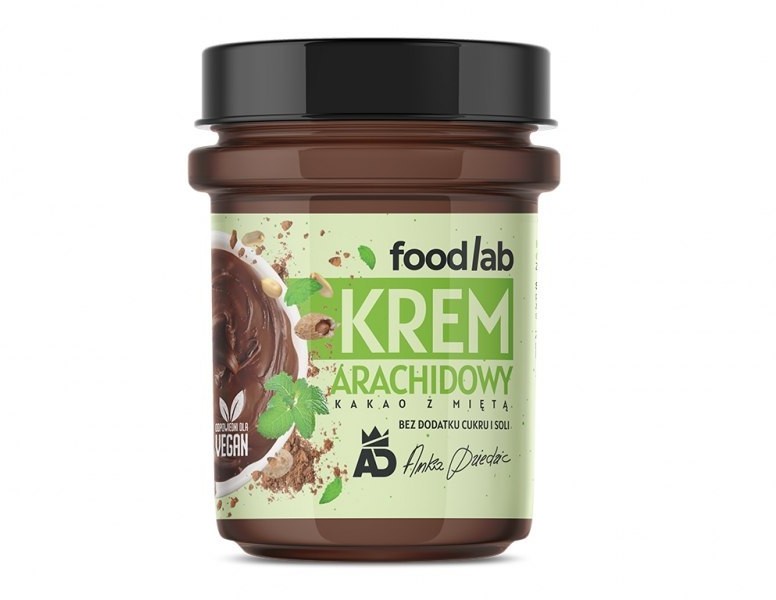 Food Lab Krem czekolada vege mięta smooth 300g FoodLab >>dostawa już od 6 zł, zapraszamy!