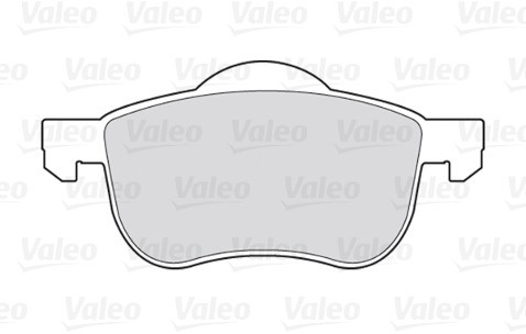 VALEO Zestaw klocków hamulcowych, hamulce tarczowe 301479
