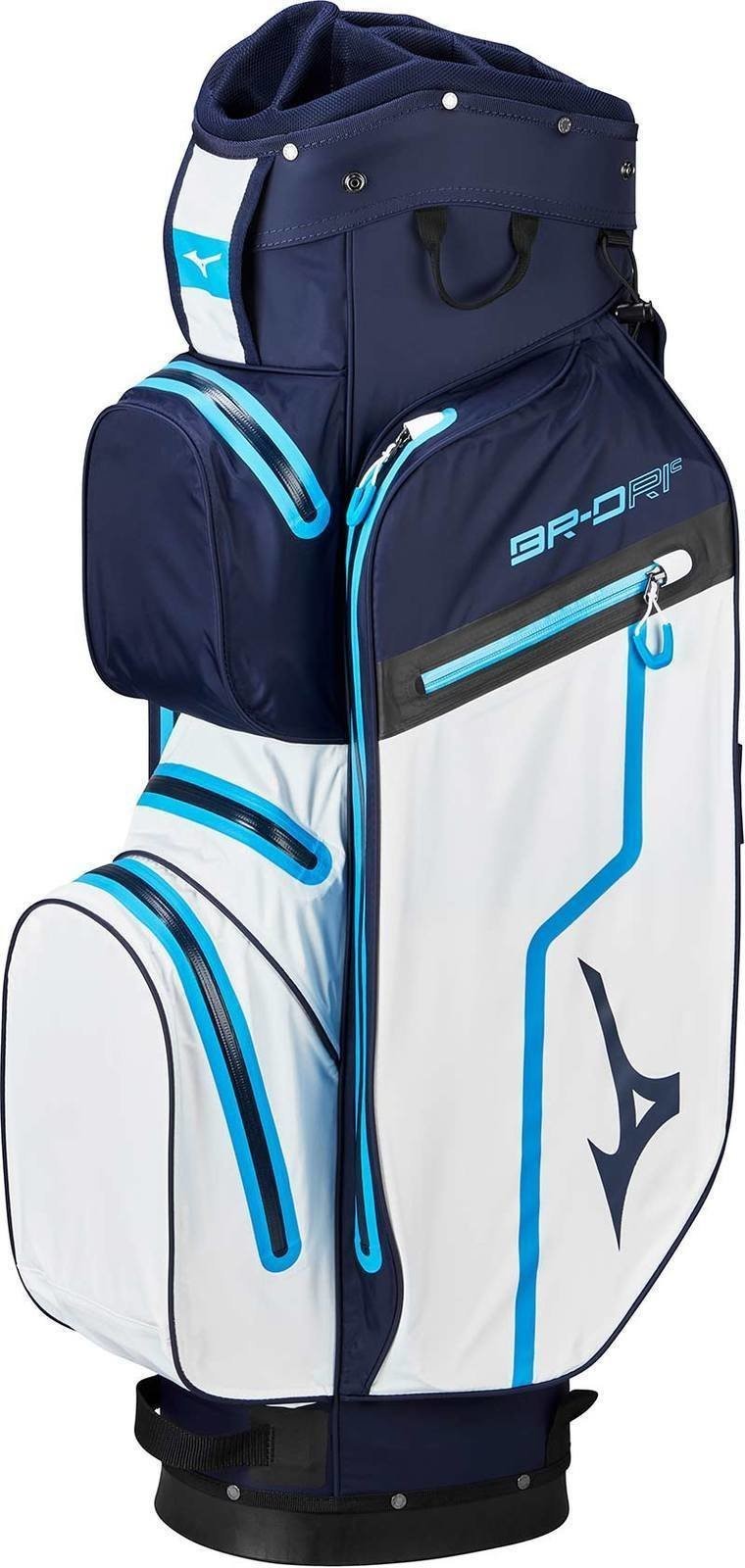 Mizuno Aerolite BR-DRI Waterproof Cart Bag Navy/White 2020