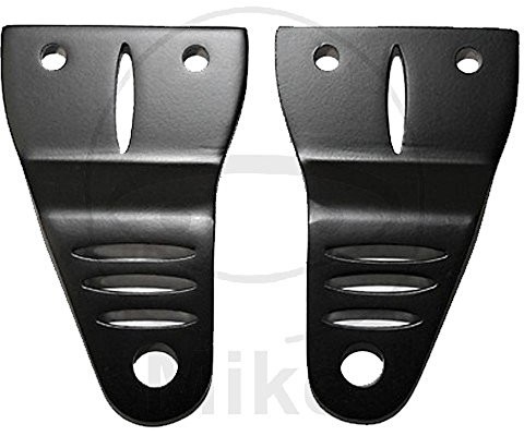 HIGHSIDER Aluminiowy uchwyt do reflektora, czarny, para 220-802-100