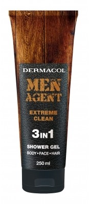 Dermacol Men Agent Extreme Clean 3in1 żel pod prysznic 250 ml dla mężczyzn