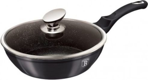 NoName Patelnia patelnia Carbon Pro 24 cm aluminiowa czarna twm_941318
