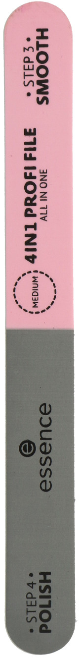 Essence 4In1 Profi File All In One Medium 4 Stronny Pilnik Do Paznokci