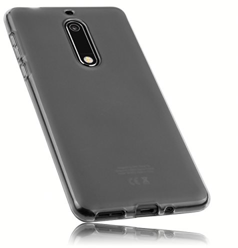 mumbi etui pokrowiec ochronny na Nokia 5 Przezroczyste Czarny 24418-Nokia 5