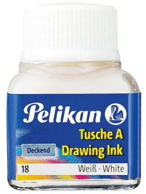 Pelikan A 523 Tusche A, 10 ML, biały 52318