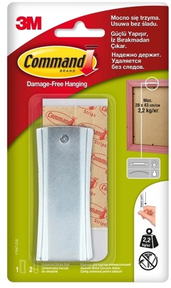 Command Gwóźdź samoprzylepny Command uniwersalny udźwig do 2,2 kg 1 szt.