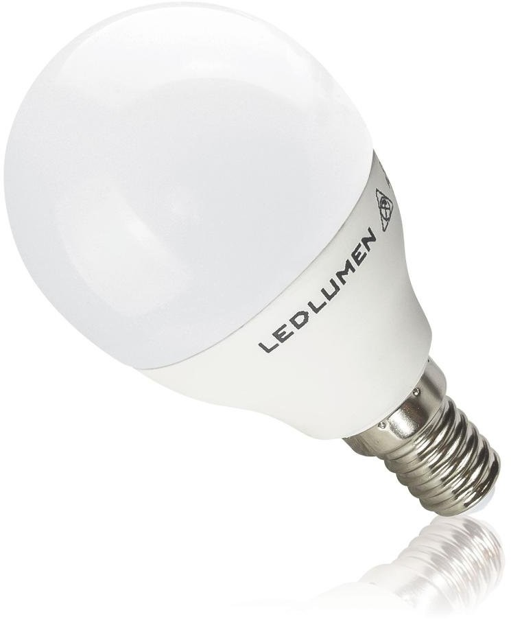 LEDlumen Żarówka LED CCD NW G45-AP, E14, 8 W, barwa biała neutralna