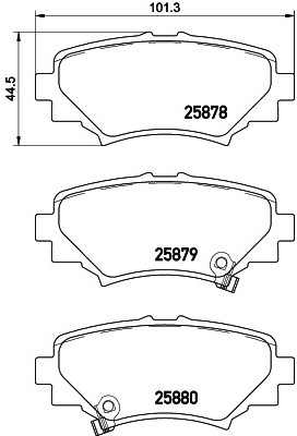 HELLA PAGID - Pagid GmbH) PAGID - Pagid GmbH) 8DB 355 021-411 8DB 355 021-411