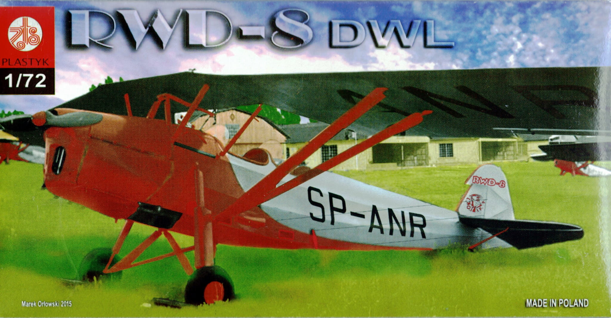 Plastyk ZPT model Samolotu RWD-8 DWL