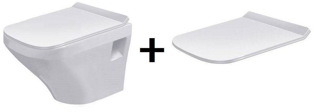 Duravit DuraStyle 48x37 Compact biały 2539090000+0063790000