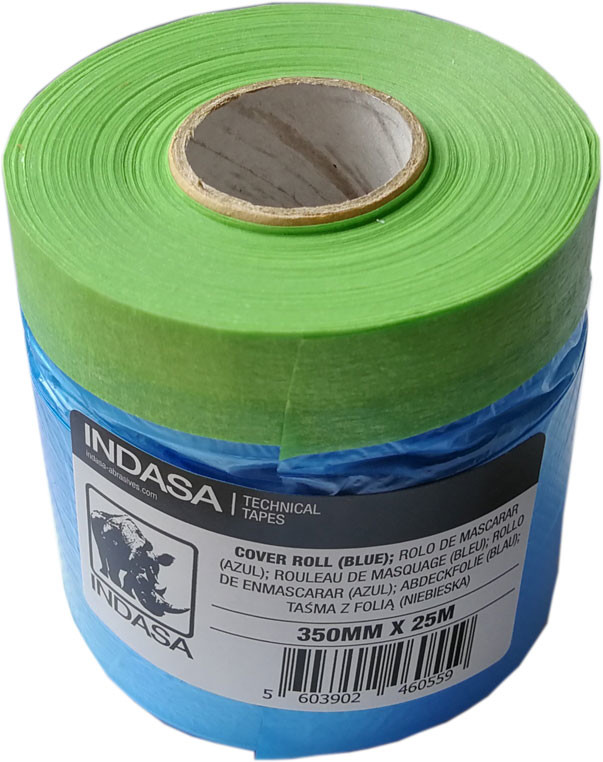 INDASA Maskująca Folia Malarska z Taśma INDASA Cover Roll Lakiernicza