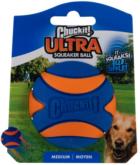 Petmate Chuck It Ultra Squeaker Ball Piłka dla psa rozm.M nr kat.52068