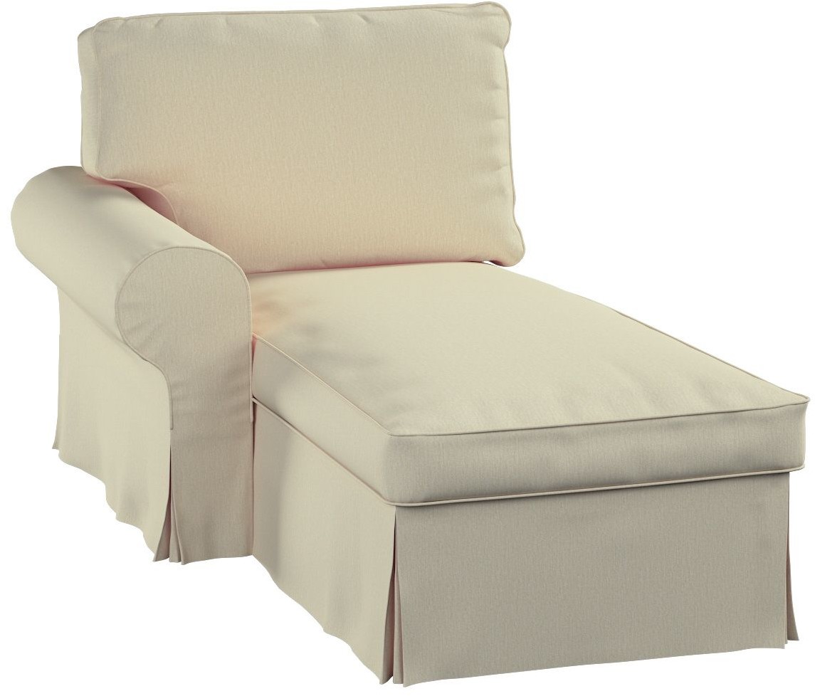 Dekoria Pokrowiec na szezlong Ektorp lewy kremowy szenil 84 x 166 x 73 cm Chenille 642-702-22