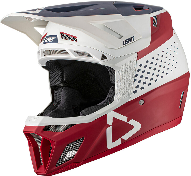 Leatt Leatt DBX 8.0 Composite Helmet, chilli S | 55-56cm 2021 Kaski Fullface i Downhill LE-HLT-2110/2117/S