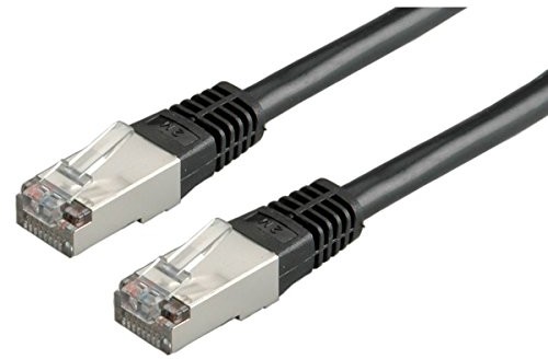 Rotronic ROLINE Category 5e FTP Cable, czarny 1 M 21.15.0335