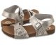 Timberland Sandały Castle Island Backstrap Silver Metallic 0A4341 040 (TI97-a)