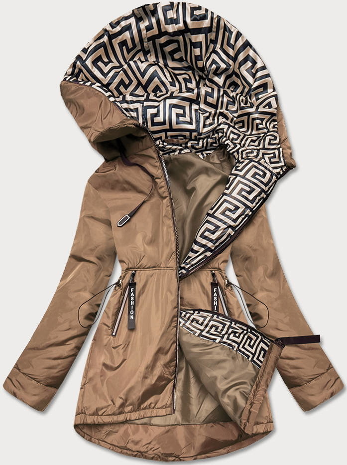 S'west DAMSKA KURTKA PRZEJŚCIOWA CAMEL-BEŻ (B8037-12046) -
