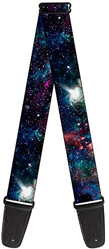 Buckle-Down Zapinany na zewnątrz przestrzeń kolejna galaktyka białe światło pasek do gitary 91-152 cm GS-W30772 GS-W30772