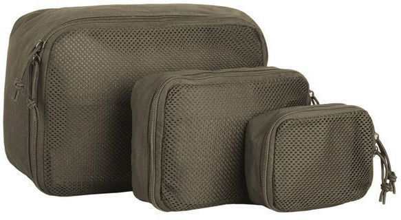 Mil-Tec Zestaw trzech zasobników Mesh Pouch Set - Zielony OD (16003801) 16003801