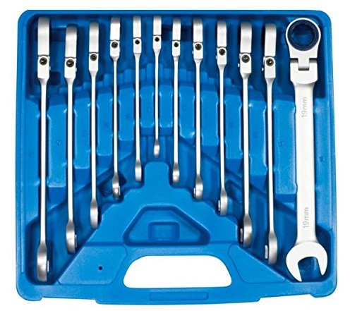 SW-Stahl SW-Stal staw widelcowy ring ratschensatz, 12-częściowy, 8-19 MM, 72 zębów, S1597