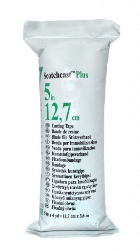 Lekki Gips Syntetyczny WODOODPORNY 12,7cm x 3,6m (scotchcast 3M) 01507073873950131720