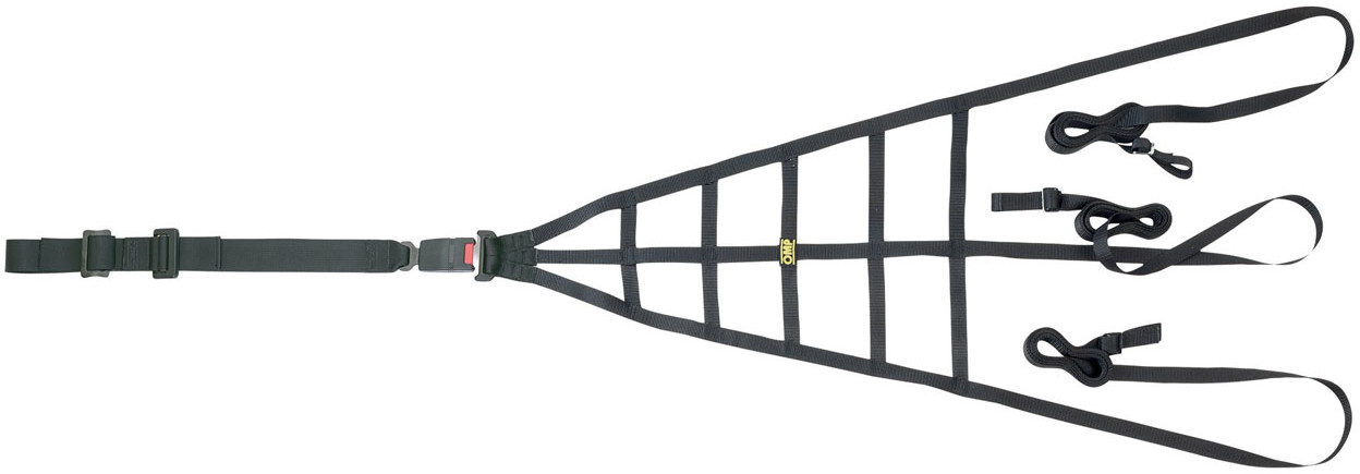 OMP Racing Siatka na okno (poliester) z homologacją FIA czarna NA/1876