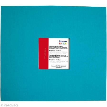 Artemio artemio scrapbooking album, 30,5 x 30,5 cm, turkusowy 11010008