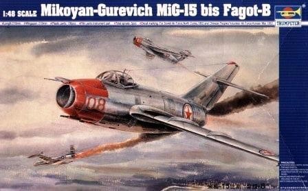 Trumpeter Radziecki myśliwiec Mig-15 bis FAGOT 02806