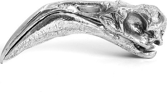 Seletti Dekoracja Wunderkammer srebrna Flamingo Skull 10898