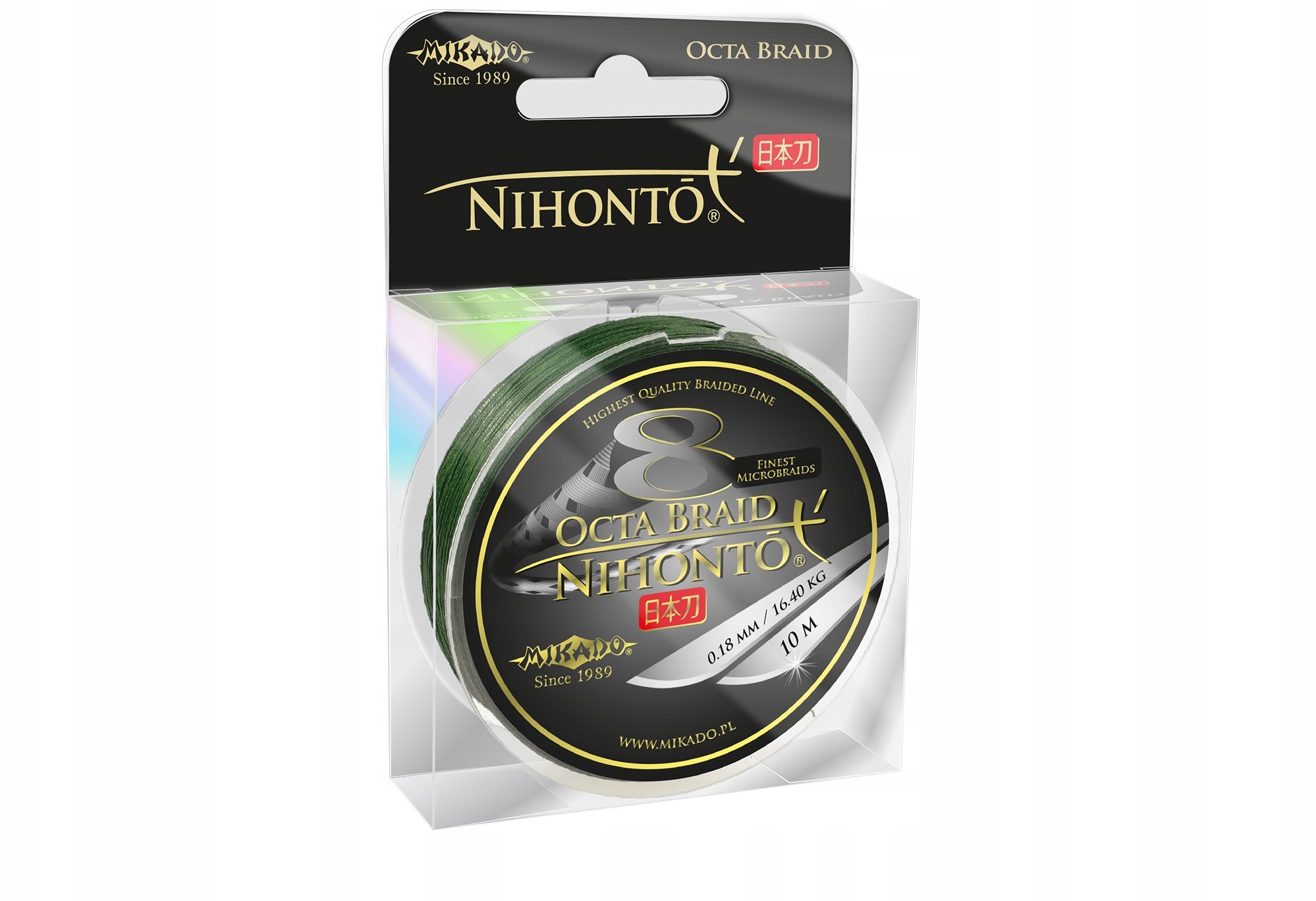 MIKADO Plecionka Nihonto Octa Braid Zielony 0.16/1