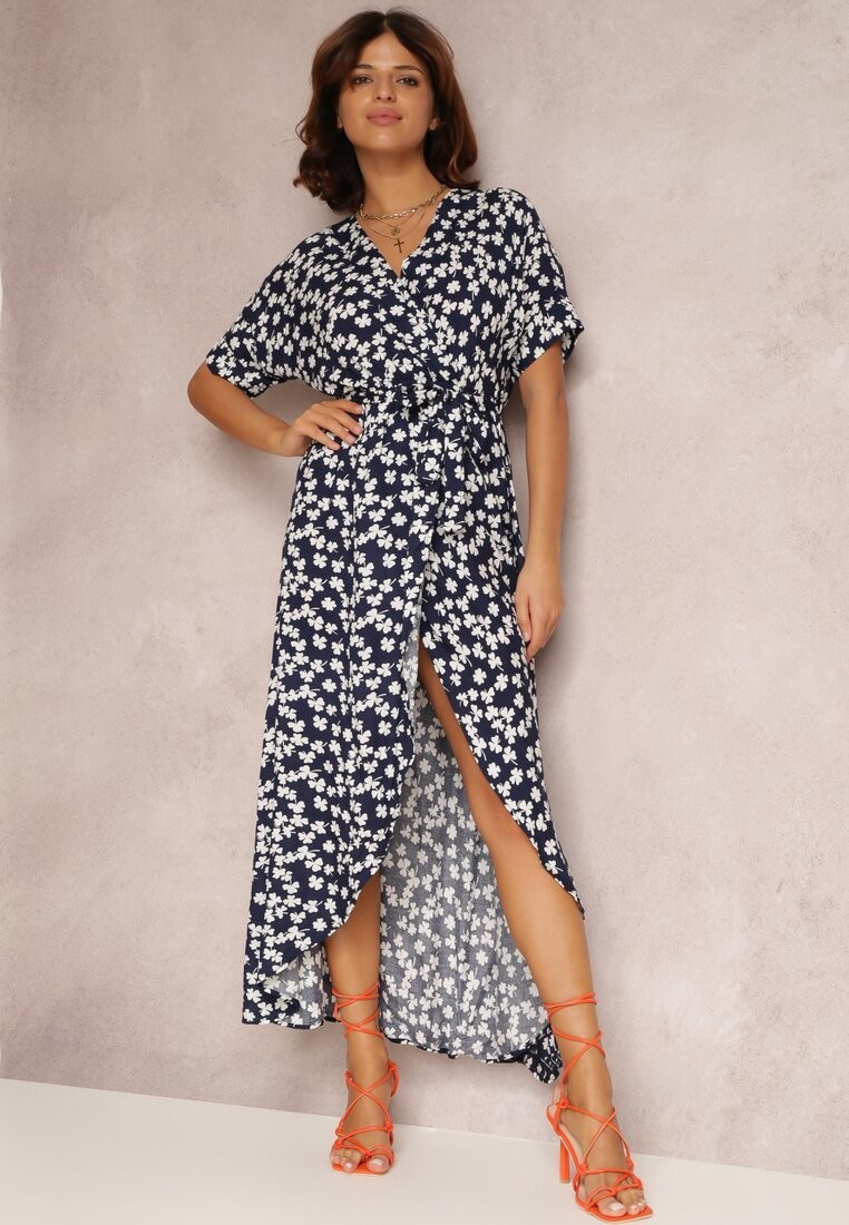 Granatowa Sukienka Euphice