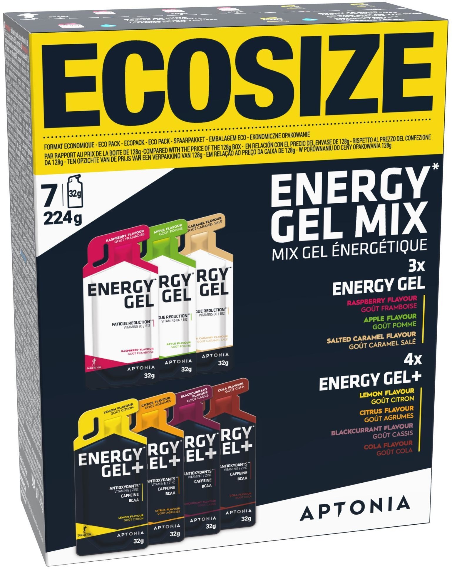 APTONIA Zestaw żeli energetycznych 7 x 32g  3583788077176