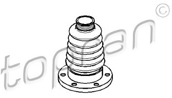 TOPRAN Osłona, półoś napędowa 109 251