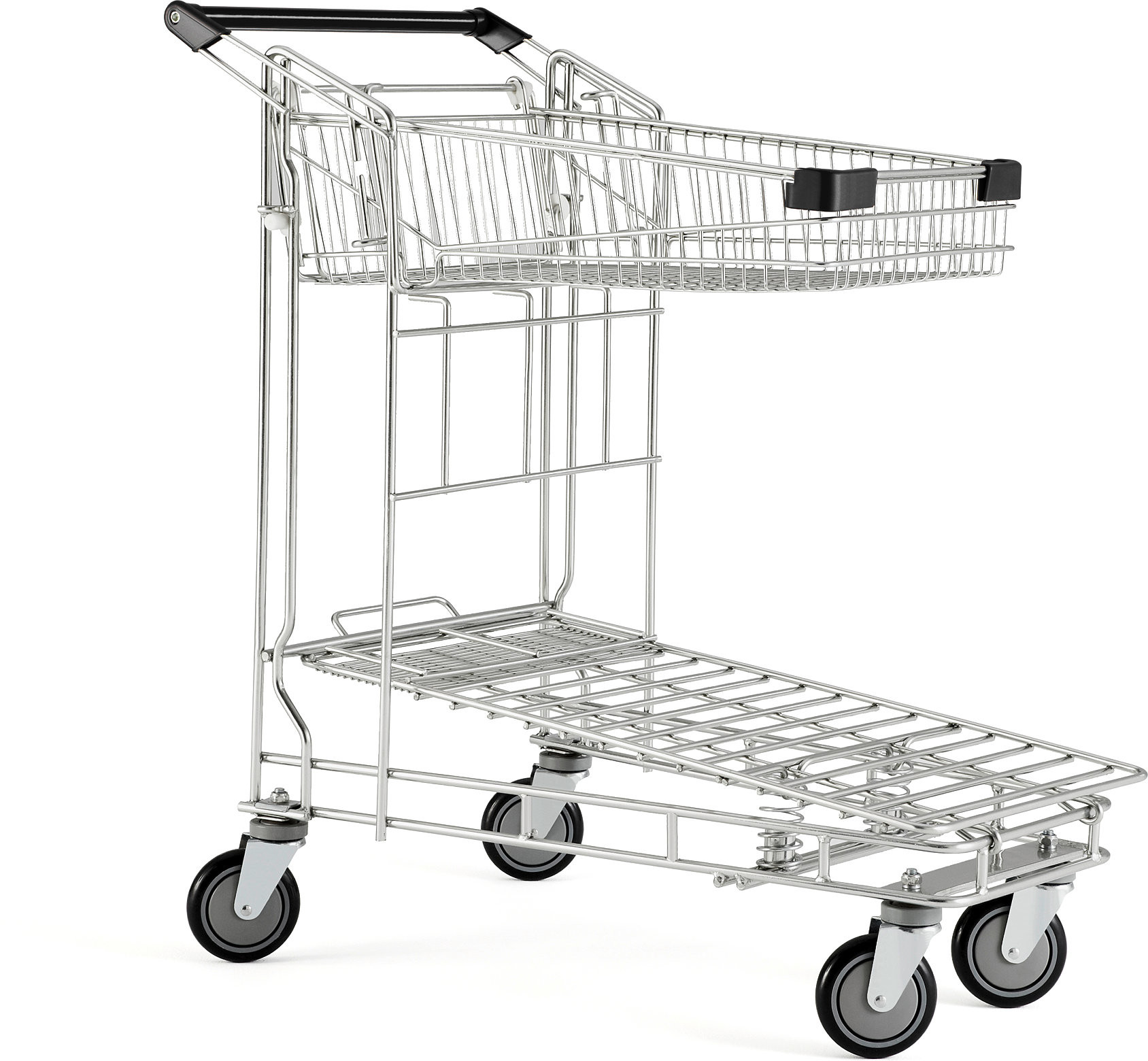 AJ Wózek sklepowy 200 kg koszyk 50 kg. 25284