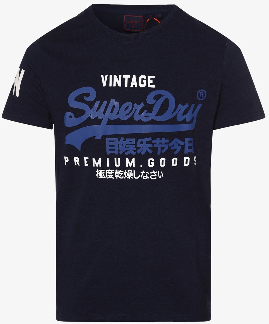 Superdry T-shirt męski, niebieski