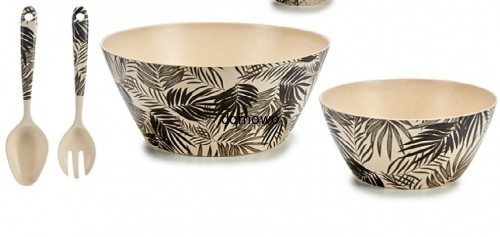 ZESTAW BAMBUSOWYCH MISEK 7cz czarn 2