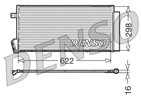 DENSO Chłodnica klimatyzacji DCN09018