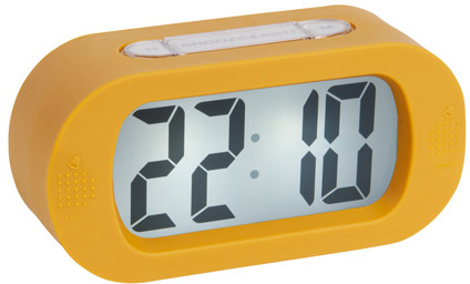 Karlsson Budzik Gummy ochre yellow by KA5753YE