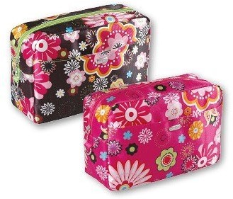 Top Choice Kosmetyczka damska Flower szeroka (92725) 1szt