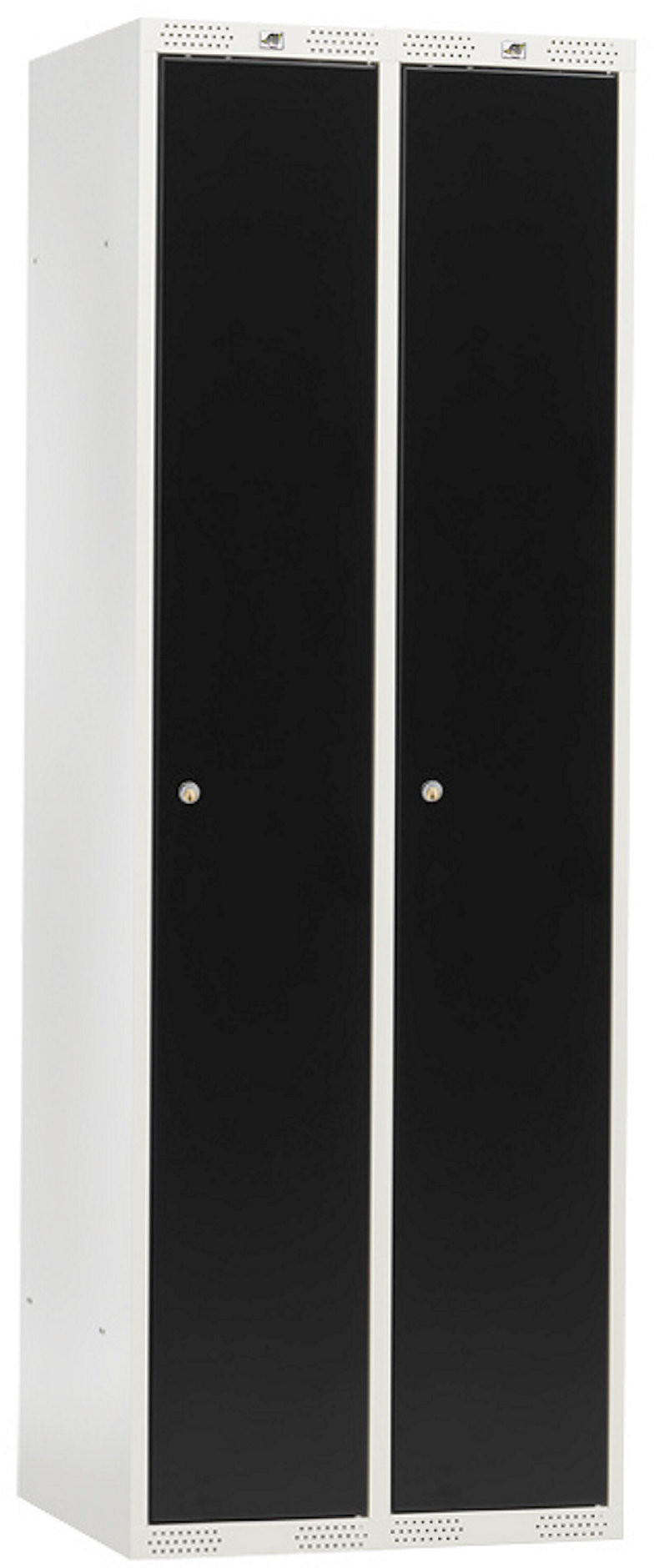 AJ Szafka do przebieralni - 2 sekcje 1740x600x550 mm czarny 315386
