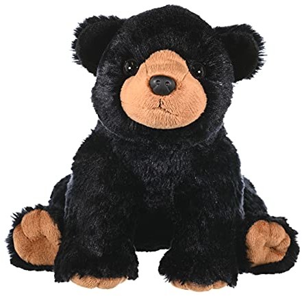 Wild Republic 10901 pluszowy miś czarny, Cuddlekiny, pluszowe zwierzątko, 30 cm 10880