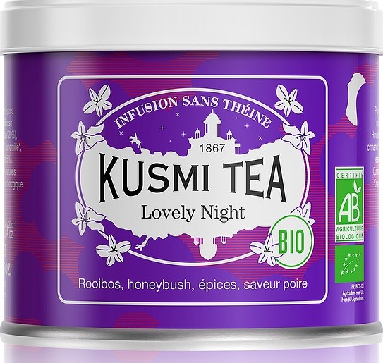 Kusmi Herbata bio Lovely Night puszka 100 g 21679A1070