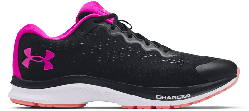 Under Armour Charged Bandit 6 Running Shoes Women, black-white-meteor pink US 7 | EU 38 2021 Buty szosowe 3023023-002-7