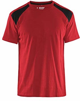 BLKLÄDER T-shirt czerwony/czarny XL 337910425699XL