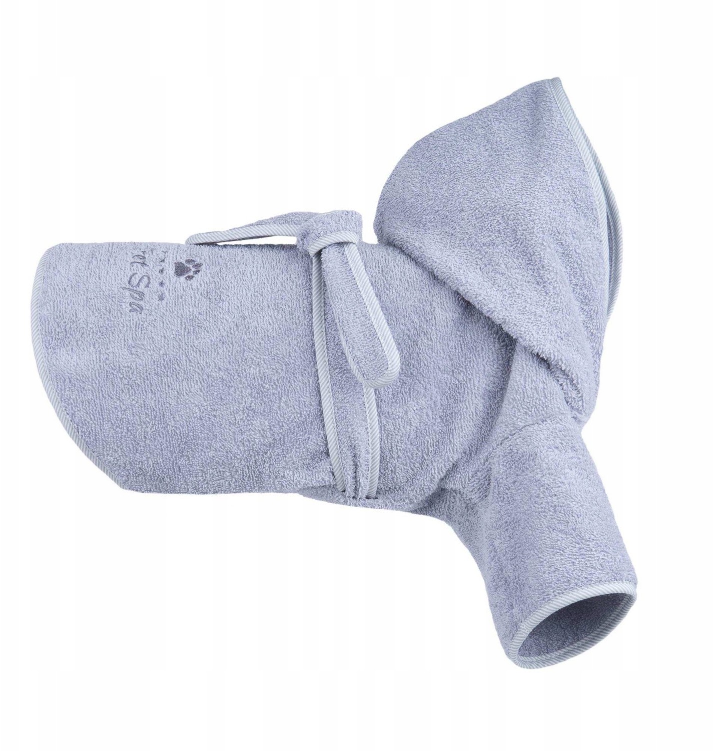 Ami Play Szlafrok kąpielowy dla psa spa 30cm szary