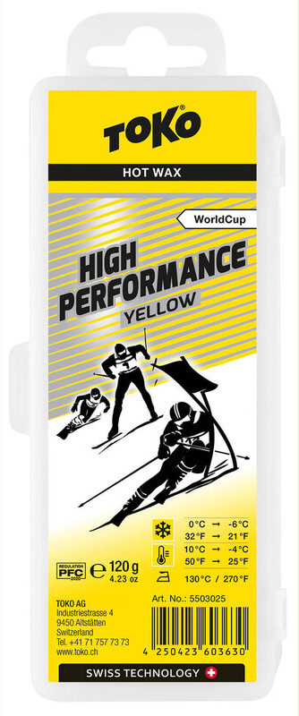Toko Performance Gorący wosk żółty 120g 2020 Sprzęt do sportów zimowych 5502015