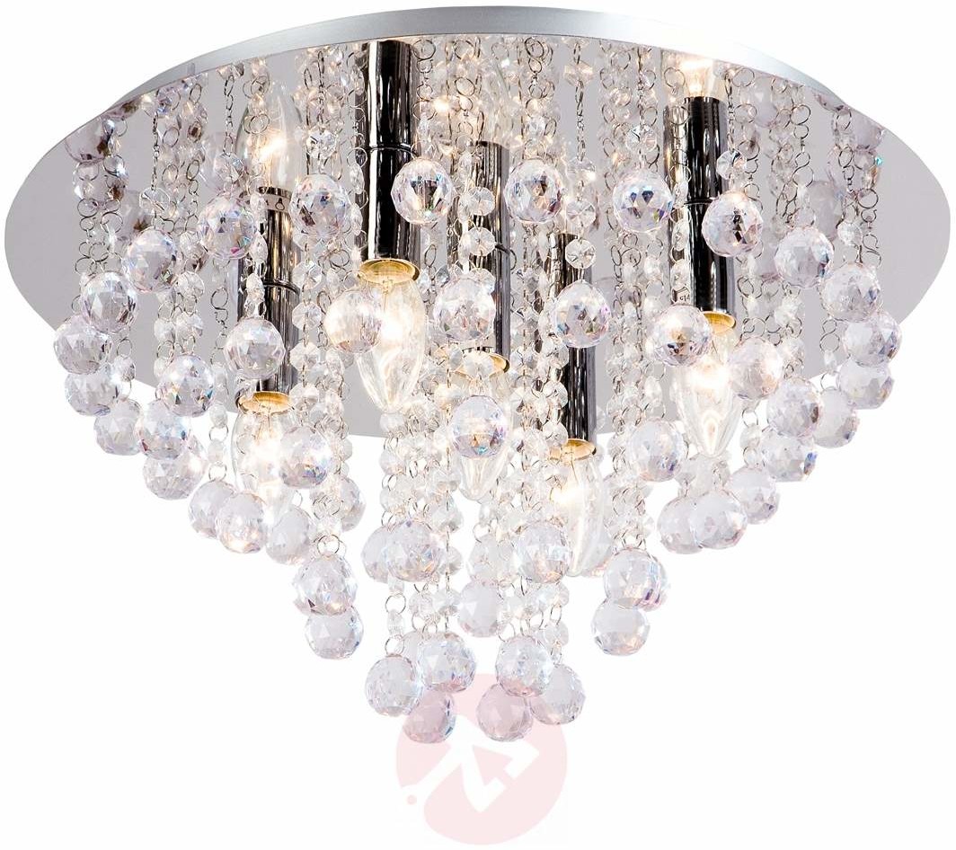 Nino Leuchten Błyszcząca lampa sufitowa LINDEN, 5-pkt.