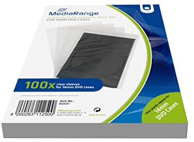 Media Range akcesoria CD-/DVD do nagrywania źródło przesuwać ebeh 1dischi przezroczysty BOX01
